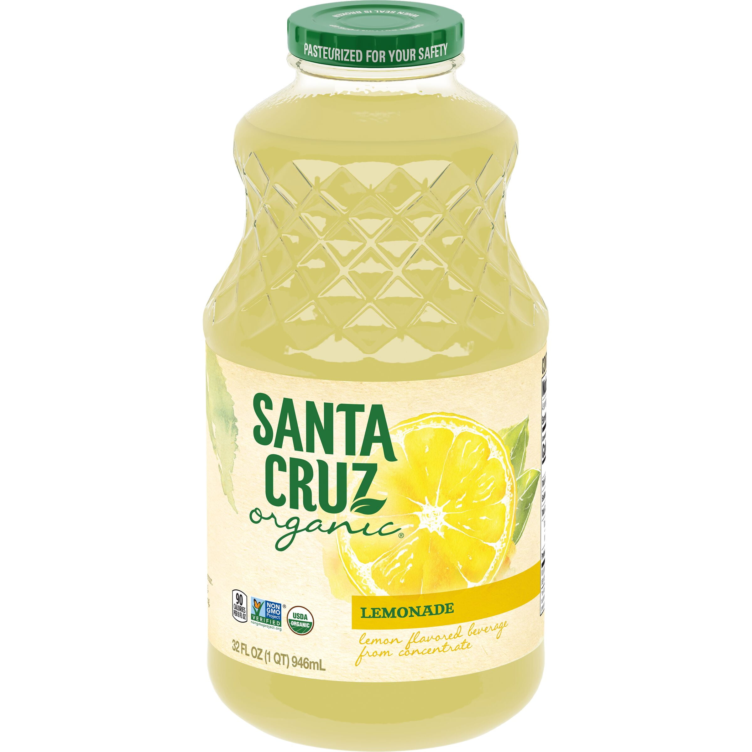 Santa Cruz Organic Lemonade, 32 Ounce Bottle