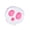 Pink, variant on Halloween Skull Squeeze Toy, Soft PVC Stress Relief Toy, Sensory Fidget Ball for Adults, Party Favor, Light Blue