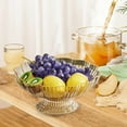 thumbnail image 6 of DOMELAY Decorative Fruit Bowl with Draining Holes Snack Holder for Living Room Decor Brown, 6 of 9