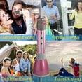 thumbnail image 4 of Tagital Universal Bluetooth Wireless Speaker Microphone Handheld Cellphone Mic, Compatible with Apple iPhone Android Smartphone PC for Music Playing, Singing Anytime (Pink), 4 of 4