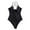Black One-Piece Swimsuits Clearance, variant on BSDJILFG Swimsuits for Women One-Piece Sexy Bikinis Cutout Tie Front Soft Padded Stretch High Waisted Bathing Suits for Women