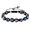 Black rope thermochromic braided bracelet, variant on Hematite bracelet bracelet for women with high-end stretch color change transfer bead black gallstone temperature change color change bracelet for women