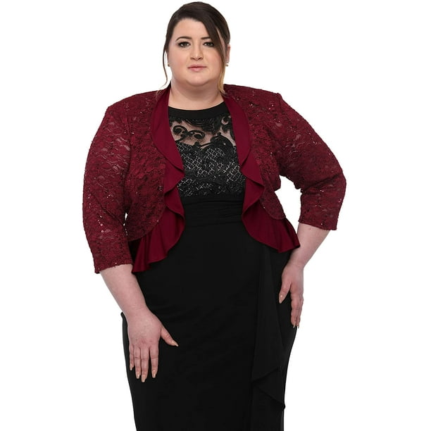 Plus size bolero jackets for best sale evening dresses