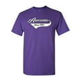 thumbnail image 1 of Awesome Since 1966 With Tail Gift Novelty DT Adult T-Shirt Tee, 1 of 2