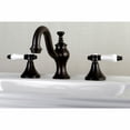 thumbnail image 3 of Kingston Brass KC7165BPL 8 in. Widespread Bathroom Faucet, Oil Rubbed Bronze, 3 of 4
