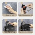 thumbnail image 2 of SPOORYYO Sponge For Kitchen Sink Movable Kitchen Sink Caddy With Shape Hook Plastic Hanging Sponge Caddy For Sponge Brush Sink Stopper Organizer, 2 of 6