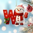 thumbnail image 4 of 26 Letters Christmas Tree Decoration Pendant Christmas Tree Ornaments DIY Christmas Ornaments Christmas Decoration Xmas Tree Hanging Decor, 4 of 6