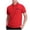 (Style 105)Red, variant on NuoCaiYun Athletic Tee Shirt for Men, Mens Short Sleeve Golf Shirt Regular Fit Lapel Solid-Color Casual Button Shirt with Pocket