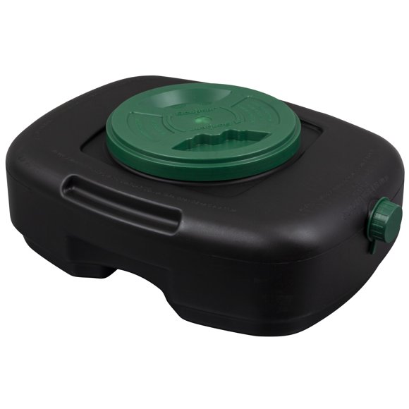 Bandeja de desagüe de aceite Scepter AM06984, 11,4 L, con tapa, filtro y caño