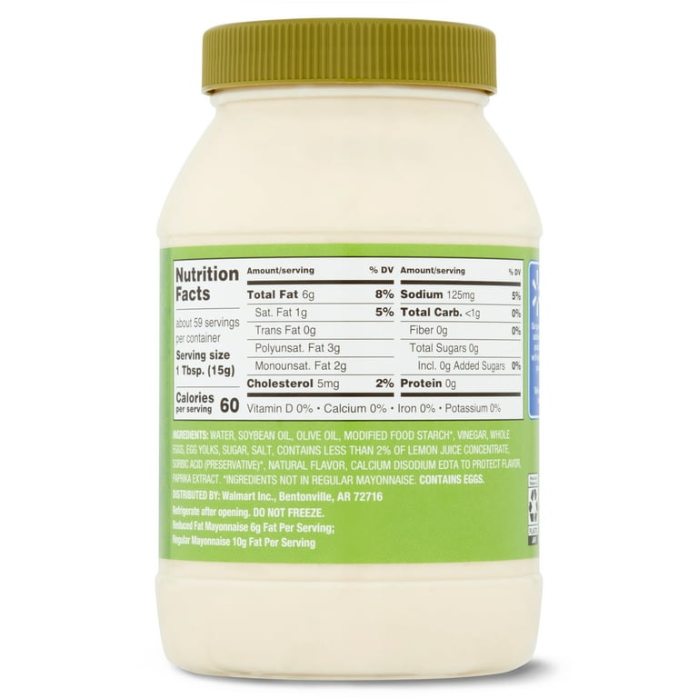 Reduced Fat Mayonnaise With Olive Oil