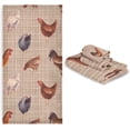 thumbnail image 6 of Coolnut Chickens & Roosters Bath Towels Soft Absorbent Bath Towels Bath Towel Set of 3 for Home Hotel Bathroom Decor, 6 of 6