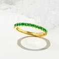 thumbnail image 4 of Ross-Simons 0.50 ct. t.w. Emerald Ring in 18kt Gold Over Sterling, Women's, Adult, 4 of 6