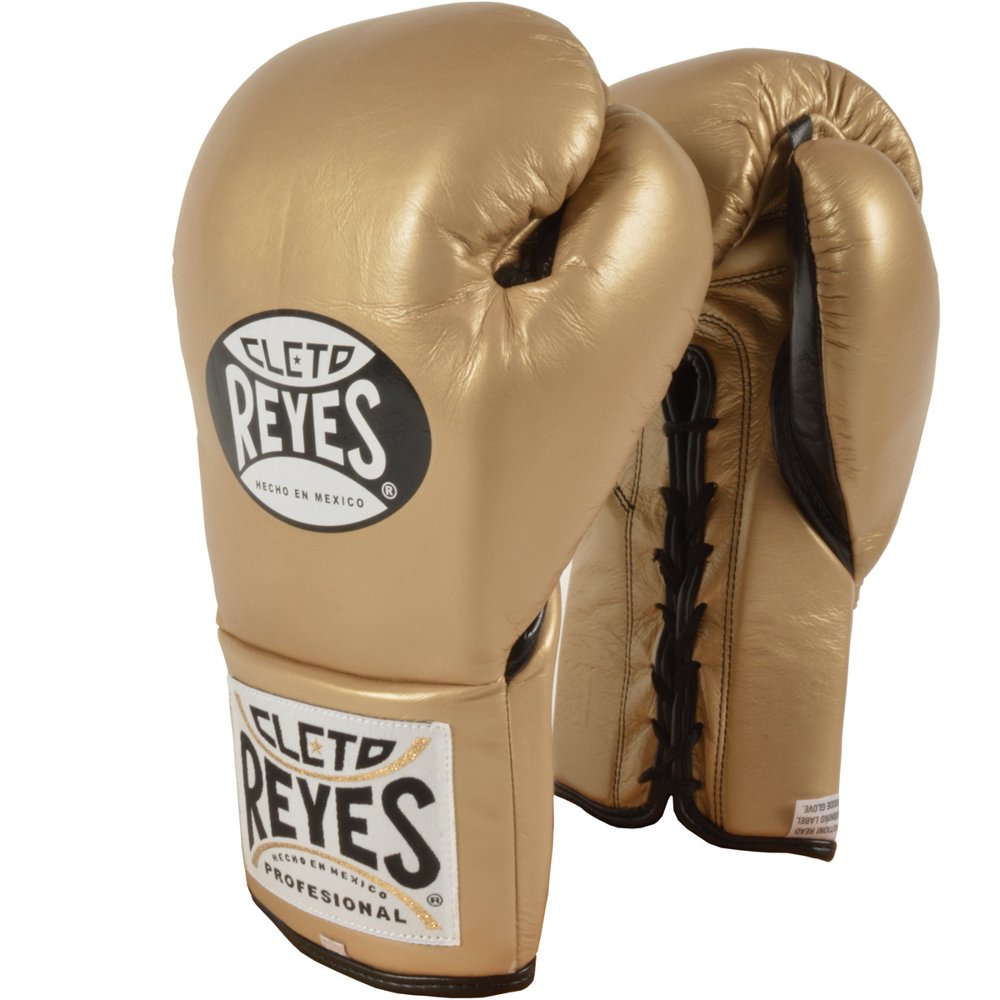 Cleto Reyes Official Lace Up Competition Boxing Gloves 10 oz. Solid