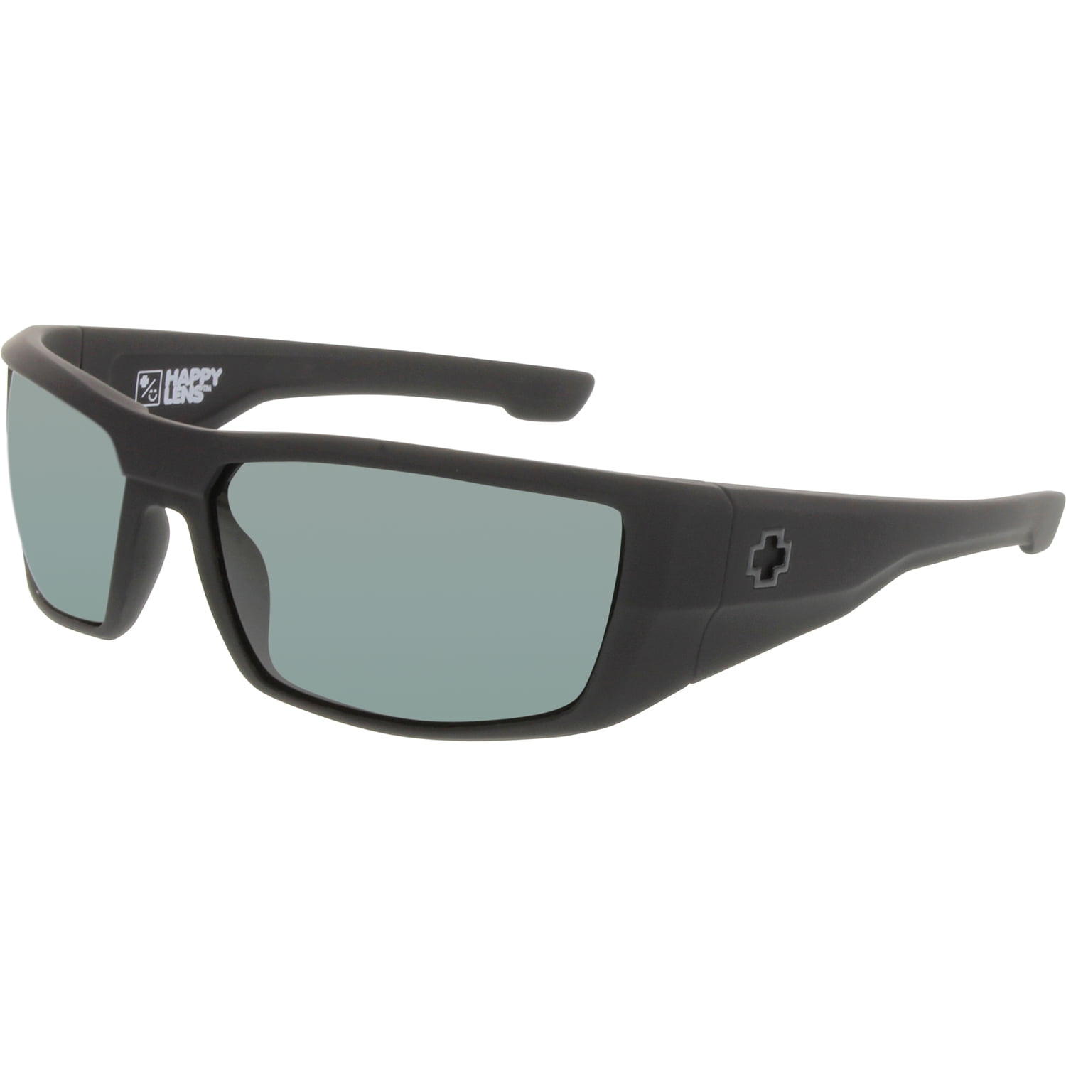 NEW SPY DIRK SOFT MATTE BLACK HD PLUS GRAY GREEN MX SURF SNOW SPORTS SUNGLASSES
