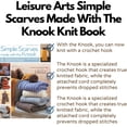 thumbnail image 4 of Simple Scarves Made with the Knook-Nine Beginner-Level, Quick and Easy Scarves, 4 of 4