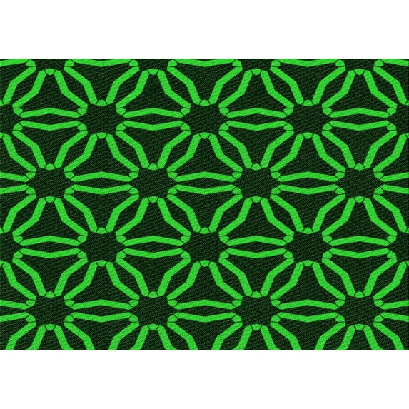 Ahgly Company Machine Washable Indoor Rectangle Transitional Night Black Area Rugs, 2' x 5'