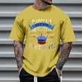 thumbnail image 1 of Tops para hombre, blusas y camisas de cuello redondo y manga corta para hombre, tops casuales de cuello redondo y manga corta con estampados especiales para hombre., 1 of 5