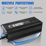 12V 20A LiFePO4 Battery Charger with Anderson Connector for RV Marine Boat Deep Cycle
