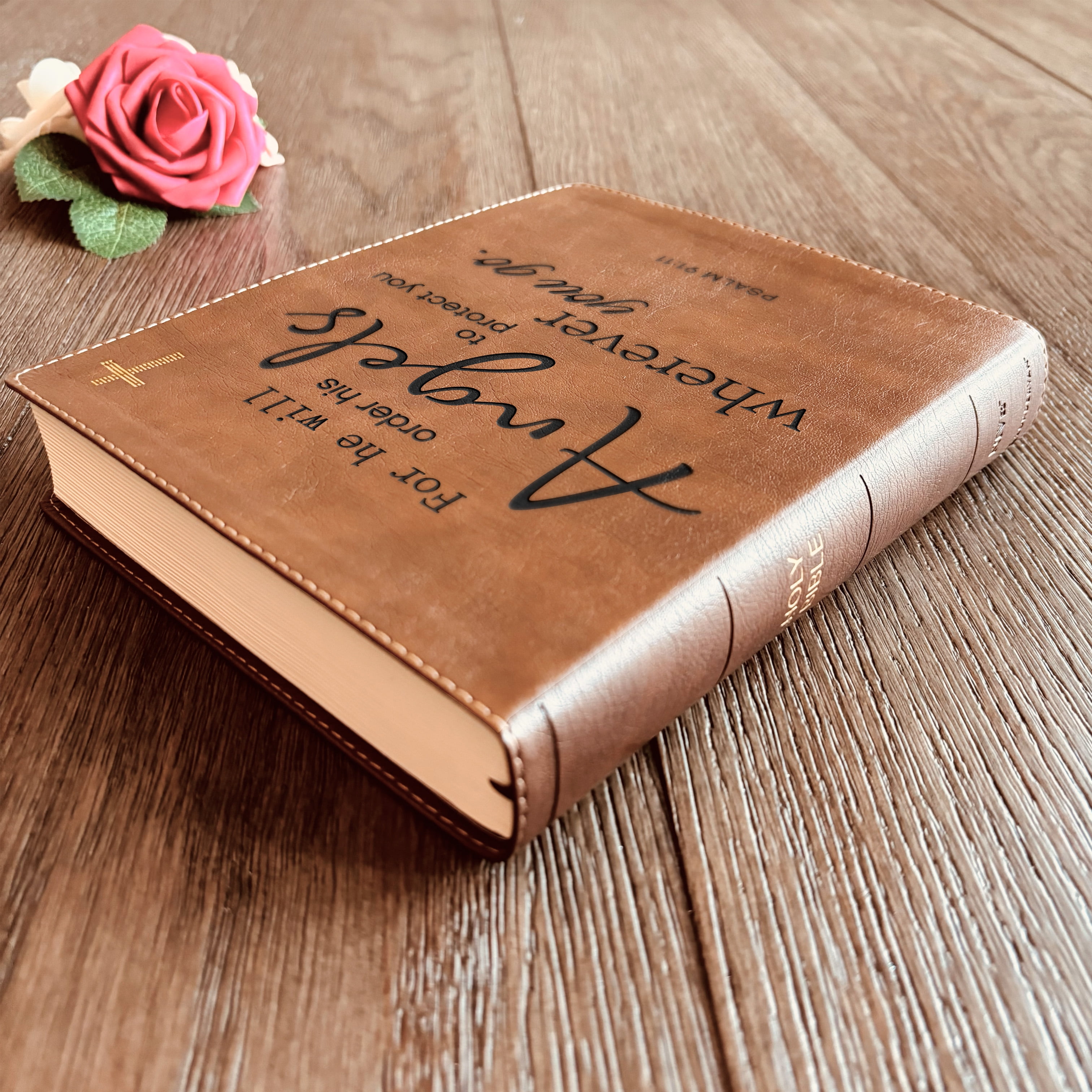 Custom NIV Bible, NIV Journaling Study Bible, Custom Engraved New International Version, Christian Gifts Baptism Gifts NIV Bible Women