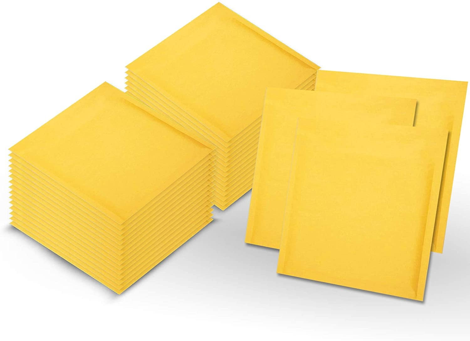 AMZ Supply CD Size Yellow Kraft Bubble Mailers 7 25 X 7 Padded Cushion amz-supply-cd-size-yellow-kraft-bubble-mailers-7-25-x-7-padded-cushion