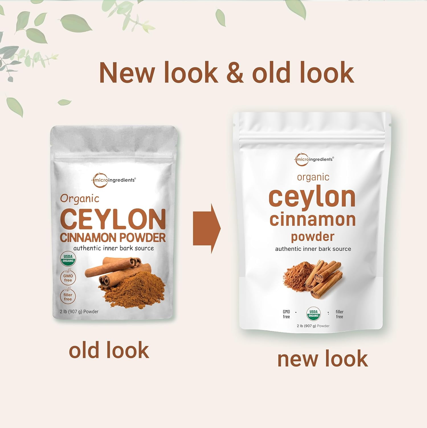 Micro Ingredients Organic Ceylon Cinnamon Powder, 2lb | Premium Sri Lanka Cinnamon for Spice & Seasoning Great for Baking, Cooking & Drinks
