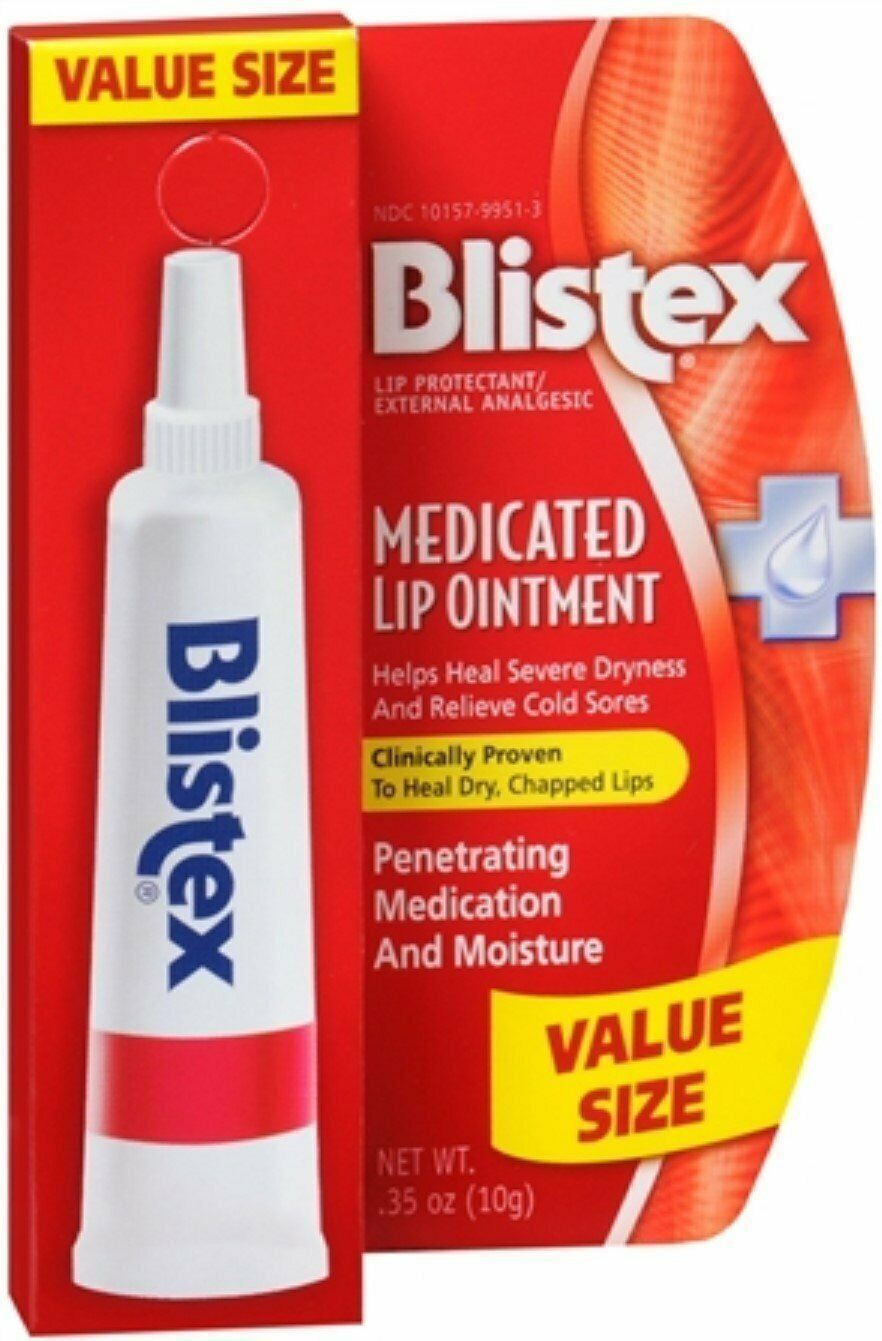 Blistex Lip Ointment Medicated 0.35 oz (Pack of 4)