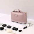 thumbnail image 3 of Travel Bag Pouch Electronic Accessories Organizers with Handle Carrying Case Shockproof Storage Bag for Data Cable Phone, 3 of 14