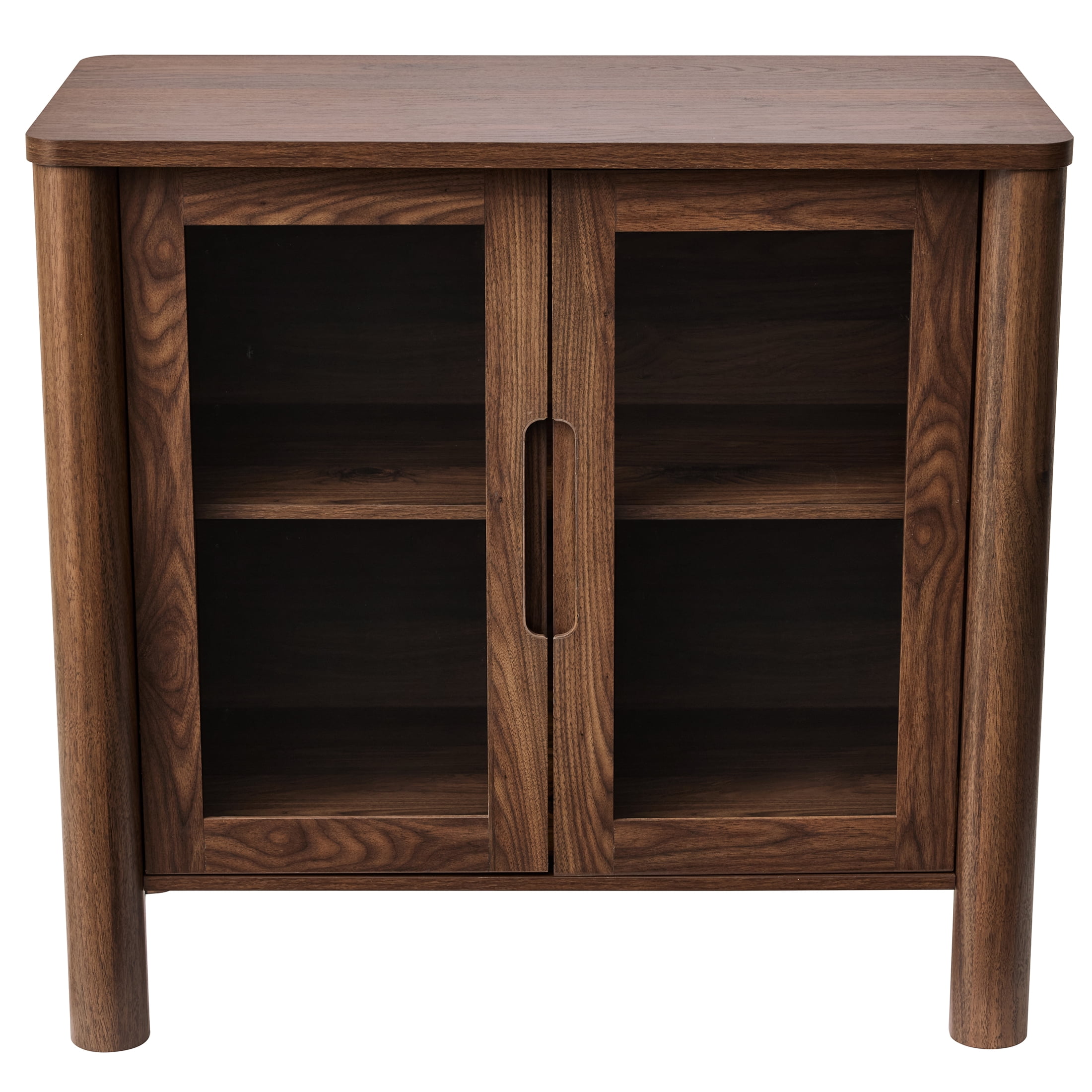 Better Homes & Gardens Adlin Bar Cabinet with Storage, Walnut