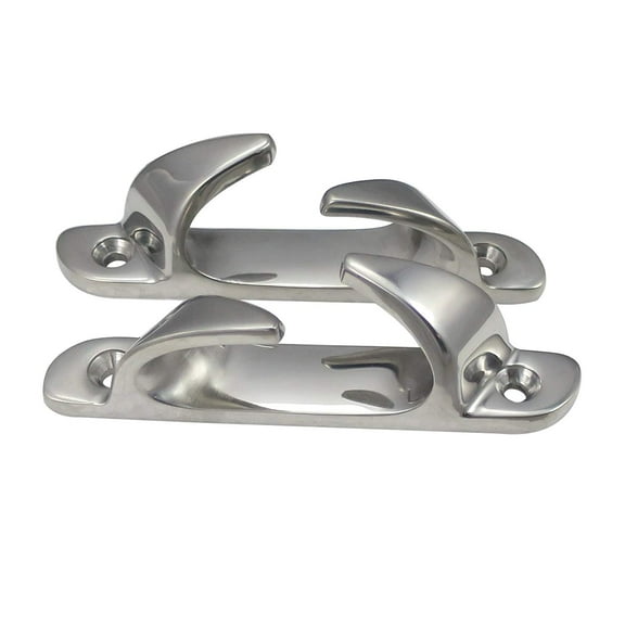 White Water 6054S Stainless Skene Angled Bow Chocks 7-7/8"