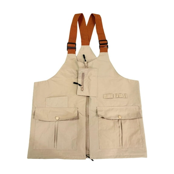 simhoa Outdoor Cargo Vest, Convertible Into A Shoulder Bag, Easy Access for Hiking And Gardening L