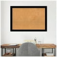 thumbnail image 2 of Amanti Art Natural Cork Board Wood Framed Basic Black Narrow Bulletin Board 39 in. x 27 in., 2 of 8