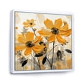 thumbnail image 2 of Designart "Marigold Blossom Burst A Yellow Delight III" Floral Framed Wall Art - Yellow Marigold Bedroom Framed Canvas Wall Art, 2 of 6