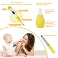 thumbnail image 5 of BUSATIA 10 in 1 Baby Healthcare and Grooming Kit,Safety Newborn Nursery Care Set, with Hair Brush Comb,Nail Clipper,Thermometer,Pacifier Clip,Nasal Aspirator for Newborn Infant Baby-Yellow, 5 of 7