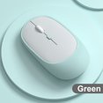 thumbnail image 1 of Ratón inalámbrico recargable para Gamer, Mouse silencioso, compatible con Bluetooth, 2,4G, USB, portátil, tableta, Macbook, Mause, 1 of 5