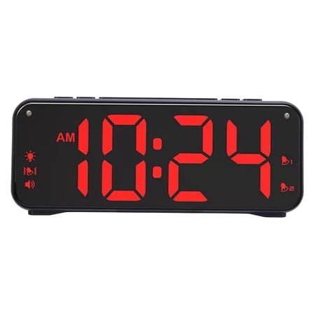 Xirurus Extra Loud Dual Alarm Clock with Bed Shaker, 7 . 5 '' Large LED Display Vibrating Alarm photo Xirurus Extra Loud Dual Alarm Clock with Bed Shaker, 7 . 5 '' Large LED Display Vibrating Alarm