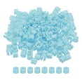 thumbnail image 1 of Uxcell Clothes Hanger Marker Blank Plastic Garment Tags Size Hanger Markers for Garment Color Coding Snap Labels Accessories Light Blue, 1 of 7