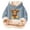 00-Light Blue2873, variant on Oiyii Floral Highland Cow Print Hoodie for Toddler Girls Long Sleeve Weekend Hoodie Sweatshirt Pullover Top,Pink