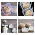 thumbnail image 3 of Milue 50g Rabbit Mooncake Mold Chinese Rabbit Dessert Fondant Mold Pineapple-Cake, 3 of 11