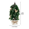 thumbnail image 3 of Mini Potted Christmas Tree with Lights - 18in Desktop Decor for Office/Home (Walmart Exclusive), 3 of 8