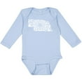 thumbnail image 3 of Inktastic Nebraska Silhouette Mandala Boys or Girls Long Sleeve Baby Bodysuit, 3 of 5