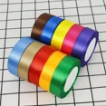 thumbnail image 3 of Cintas de satén de 25 mm y 25 yardas para envolver regalos de bodas, fiestas y Navidad, hacer moños, accesorios decorativos para manualidades, 3 of 5