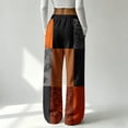 thumbnail image 3 of Halloween Baggy Sweatpants for Women Wide Leg Joggers Funny Ghost Print Fall 2026 Casual Flannel Lounge Pants Pajama Holiday Costumes with Pockets,XL,Orange, 3 of 5