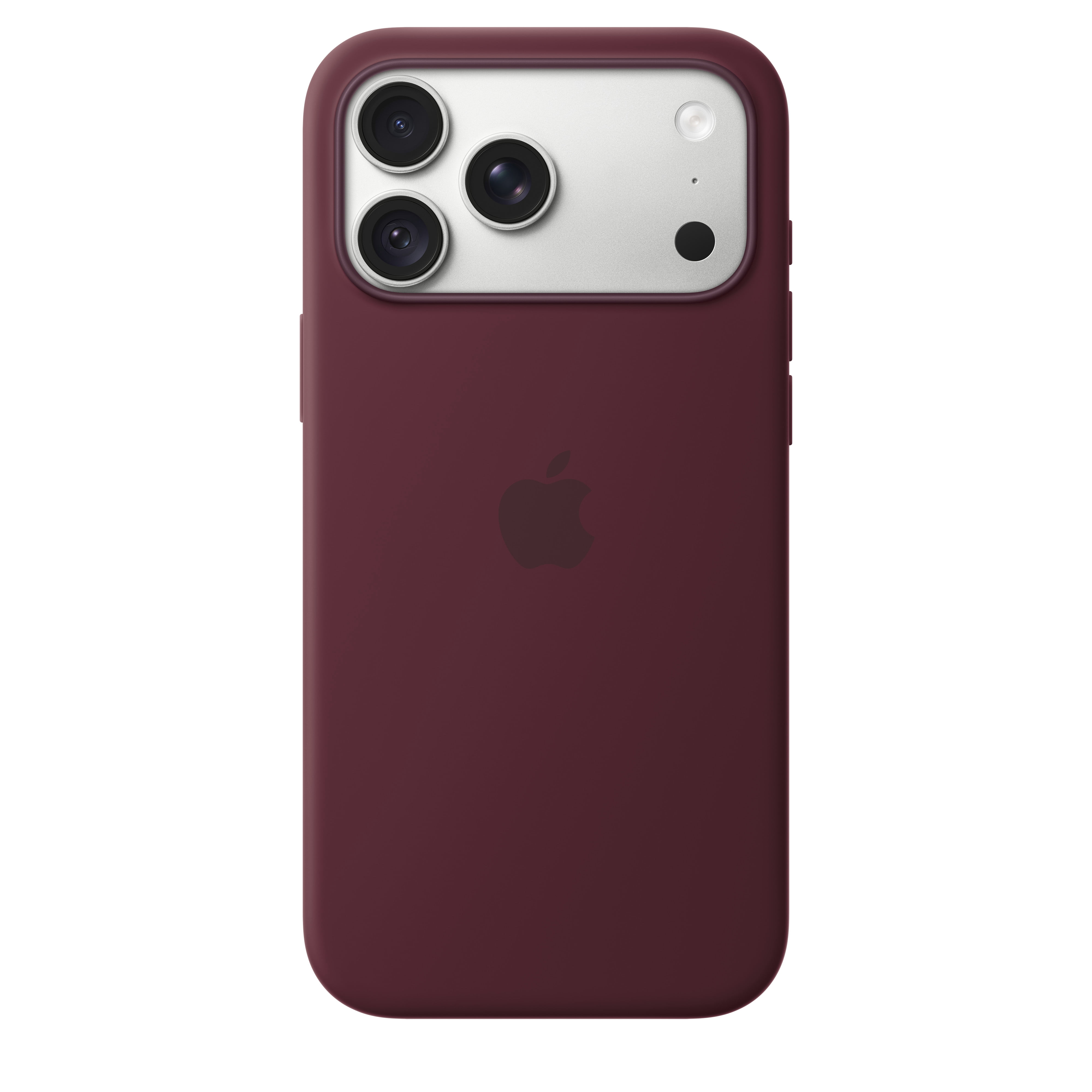 Apple iPhone 18 Pro Max Silicone Case with MagSafe – Burgundy