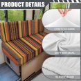 thumbnail image 6 of Uorisanigo RV Dinette Cushion Covers Stretch Camper Cushions Slipcovers for Travel Trailer Couch Bench Rectangle Sofa Seat Slipcovers Prevent Scratches, Southwestern Geometric Aztec Tribal, 6 of 7