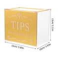 thumbnail image 2 of OUNONA Voting Box Tip Box Transparent Donation Holder for Customers Various Settings 1Pack, 2 of 6