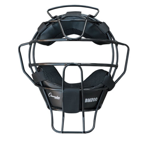 Champion Sports Umpire Face Mask Lightweight Black by Champion Sports