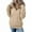 #028 Khaki-A4, variant on Tianiyouqing Women's Quarter Zip Oversized Sweatshirts Fleece Quarter Zipper Pullover Hoodies 2025 Mock Neck Fall Workout Jacket Brown XXL