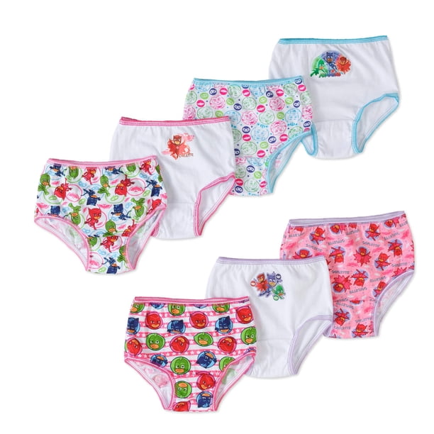 PJ Masks PJ Masks Girls 7Pack Brief Bikini Panty Toddler Underwear