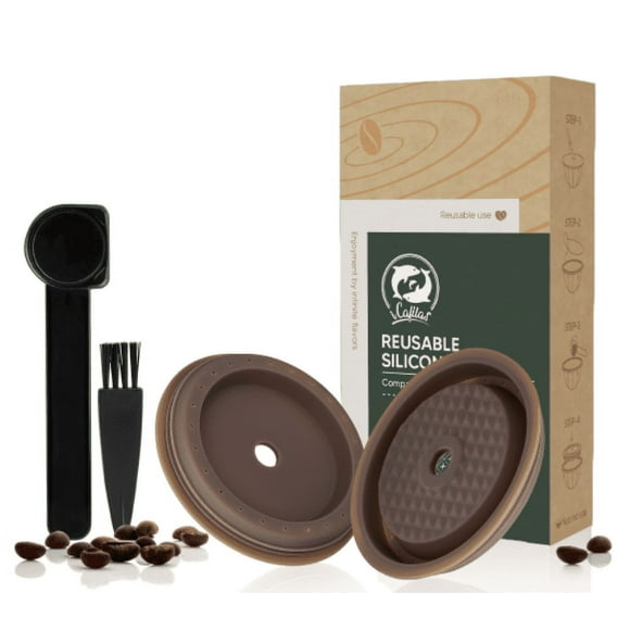Reusable coffee capsule cover for Nespresso Vertuo refillable capsule