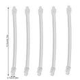 thumbnail image 3 of Becaristey 5 Pieces Vibration Dampener Tennis Rackets Shock Absorber Accessories white 1Set, 3 of 6